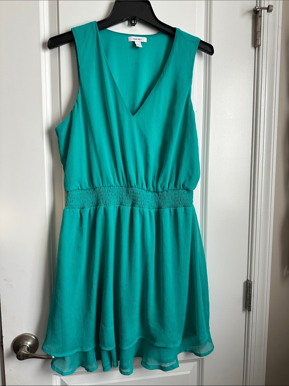 Women's Nine West Smocked Waist Mini Dress